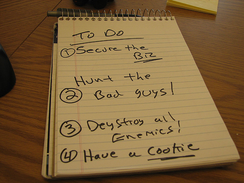 To do list